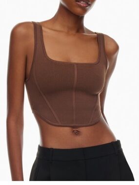 Aritzia Babaton Sculpt Knit
Bustier Tank